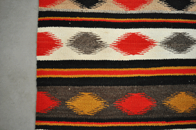 Navajo Rug c.1930s details Navajo Rug c.1930s