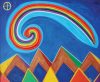 Triangle Mountain with Rainbow VI