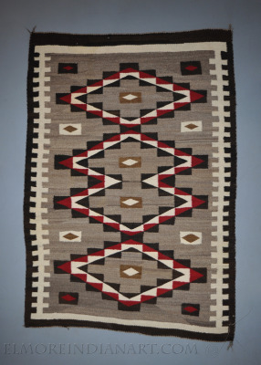 Navajo Rug with Handspun Wool, c.1920 details Navajo Rug with Handspun Wool, c.1920