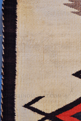 Navajo Rug with Saltillo Diamond Design, c.1920 details Navajo Rug with Saltillo Diamond Design, c.1920