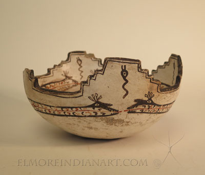 Zuni Kiva Bowl, c.1890 details Zuni Kiva Bowl, c.1890