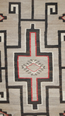 Navajo Crystal Trading Post Rug, c.1920s details Navajo Crystal Trading Post Rug, c.1920s