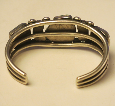 Zuni Turquoise and Coral Bracelet, c. 1930