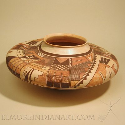 Large Hopi Sikyatki Revival Seed Jar by Bobby Silas
