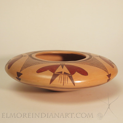 Hopi Polychrome Moth Seed Jar by Vernida Polacca Nampeyo