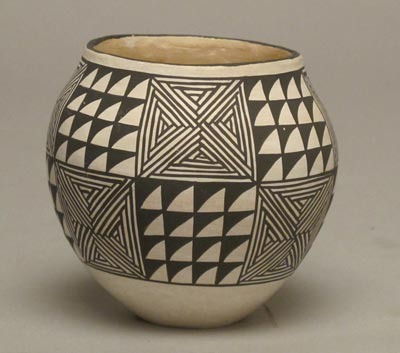 Small Acoma Jar by Rebecca Lucario 