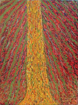 "Firetree" Original Oil Painting by Steve Elmore