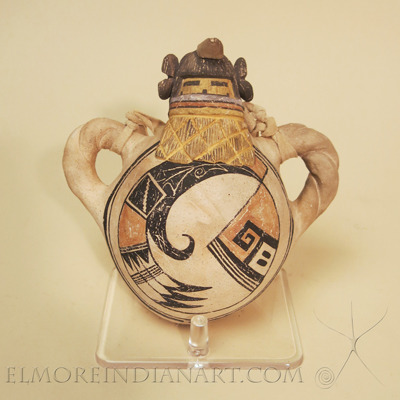 Hopi Style Katsin Mana Canteen by Laguna Potter Michael Kanteena