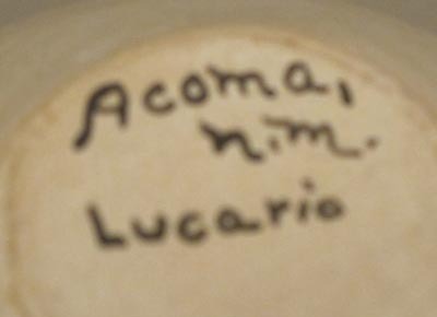 Small Acoma Jar by Rebecca Lucario 