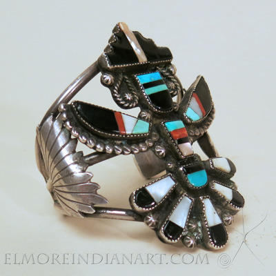 Large Zuni Knifewing Men's Bracelet, c.1950s