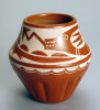 San Ildefonso Redware Jar by Gilbert Attencio, c.1960 Image 1