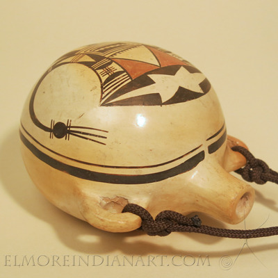 Hopi Yellowware Canteen by Nampeyo, c.1910