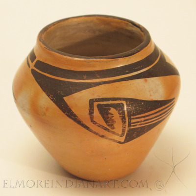 Hopi Black on Yellow Jar, c.1920