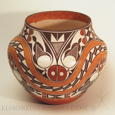 Acoma Polychrome Jar by Juana Leno 
