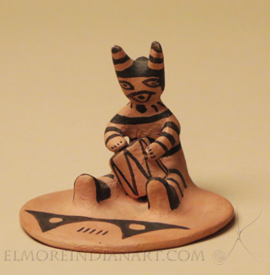 Hopi Koshare Drummer