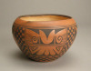 Hopi Black on Red Bowl, c.1935 Image 1