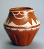 San Ildefonso Redware Jar by Gilbert Attencio, c.1960 Image 2