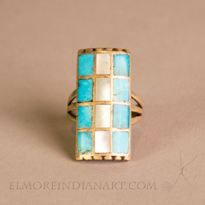 Zuni Channel Inlay Ring