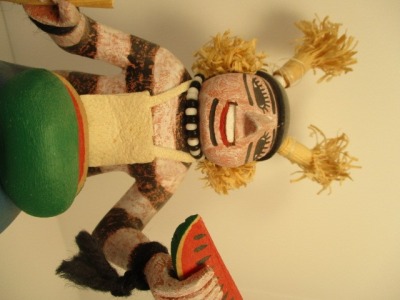Hopi Koshare Clown Doll by Cal Yestewa, 1984