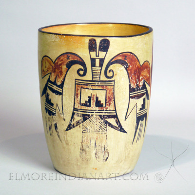 Hopi Polychrome Vase by Sadie Adams, 1930-40