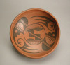 Hopi Black on Red Bowl, c.1950-60 Image 1