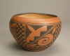 Hopi Black on Red Bowl, c.1935 Image 2