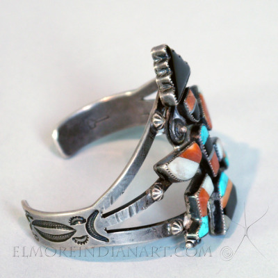Zuni Inlay Bracelet, c. 1940
