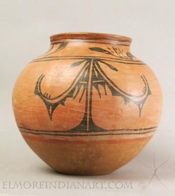 Old Tesuque Bean Jar, c.1885