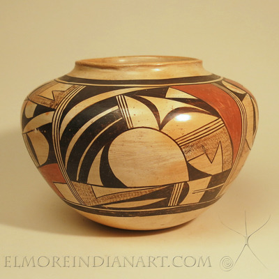 Hopi Polychrome Storage Jar by Paqua Naha (Frog Woman)