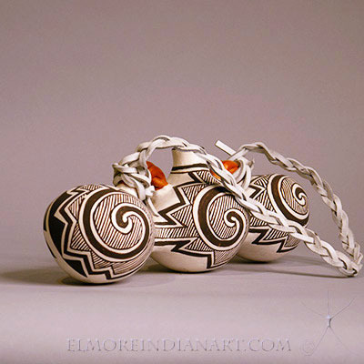 Acoma Tri-Lobe Canteen by Juana Leno