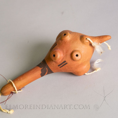 Hopi Mudhead Rattle, c. 1930-40